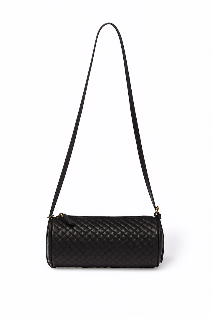 Jade Woven cluch leather bag with retractable handle closure and detachable and adjustable shoulder strap