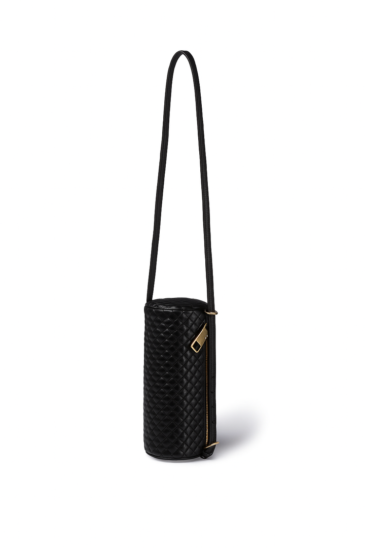 Jade Woven cluch leather bag with retractable handle closure and detachable and adjustable shoulder strap