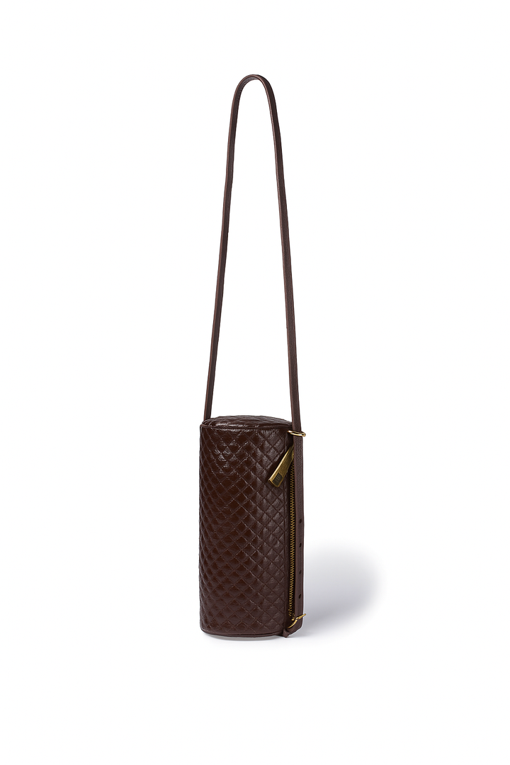 Jade Woven cluch leather bag with retractable handle closure and detachable and adjustable shoulder strap