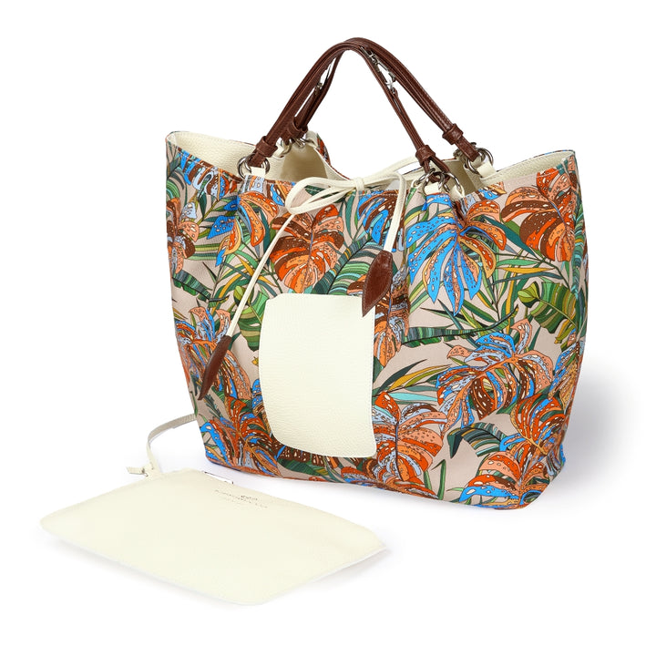Margherita Large reversible leather handbag