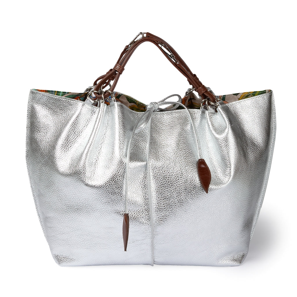 Margherita Large borsa in pelle reversibile