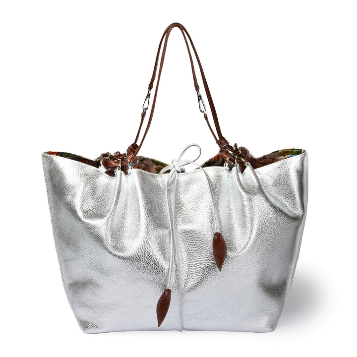 Margherita Large borsa in pelle reversibile
