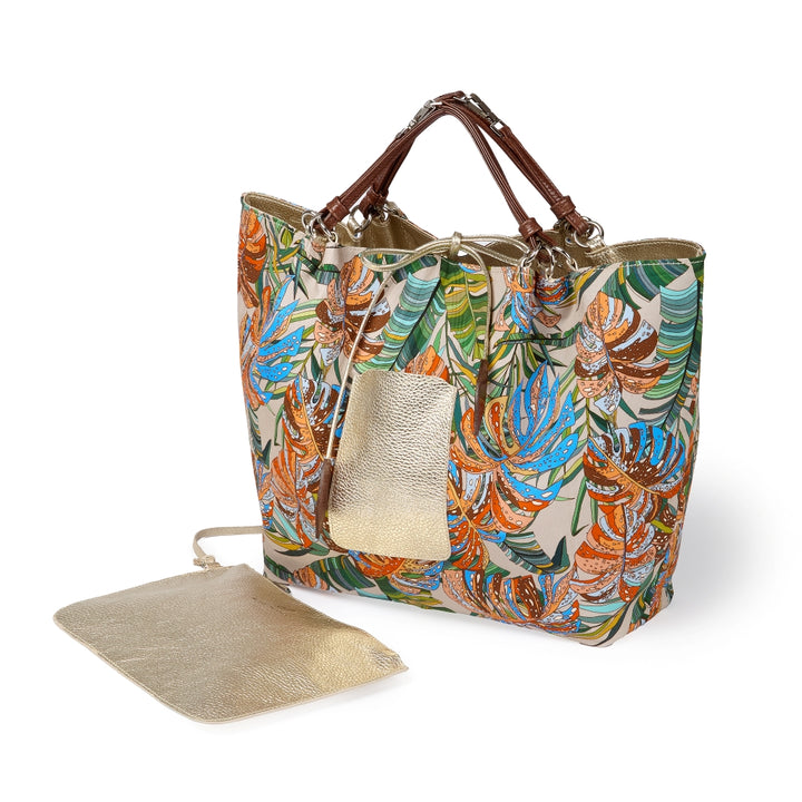 Margherita Large borsa in pelle reversibile