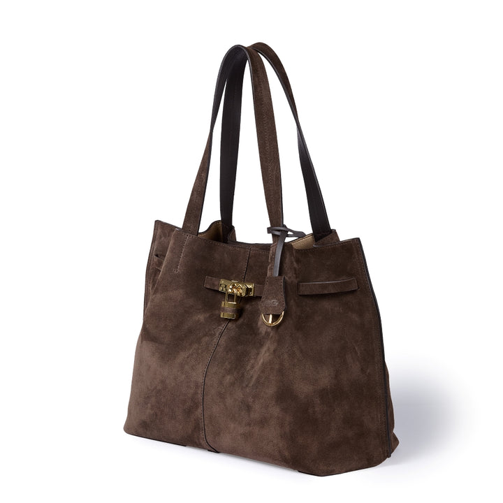 Grace woven elongated bag in braided calfskin