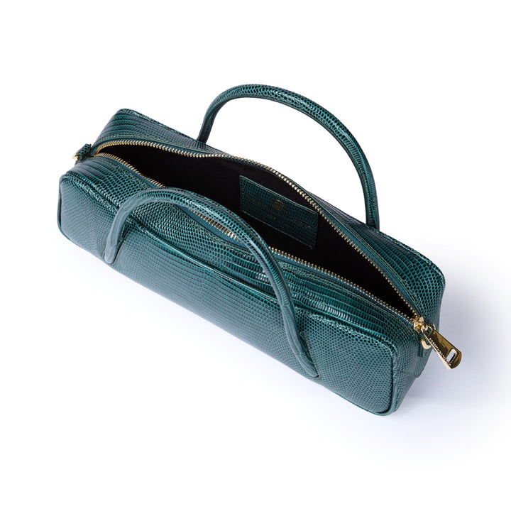Celine East-West Small Tejus – Borsa in Pelle Stampa Lucertolino con Tracolla