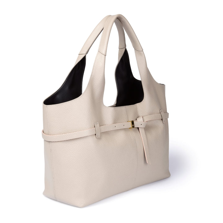 Grace Tote – Shopping Bag in Pelle Martellata con Organizzatore Interno Removibile
