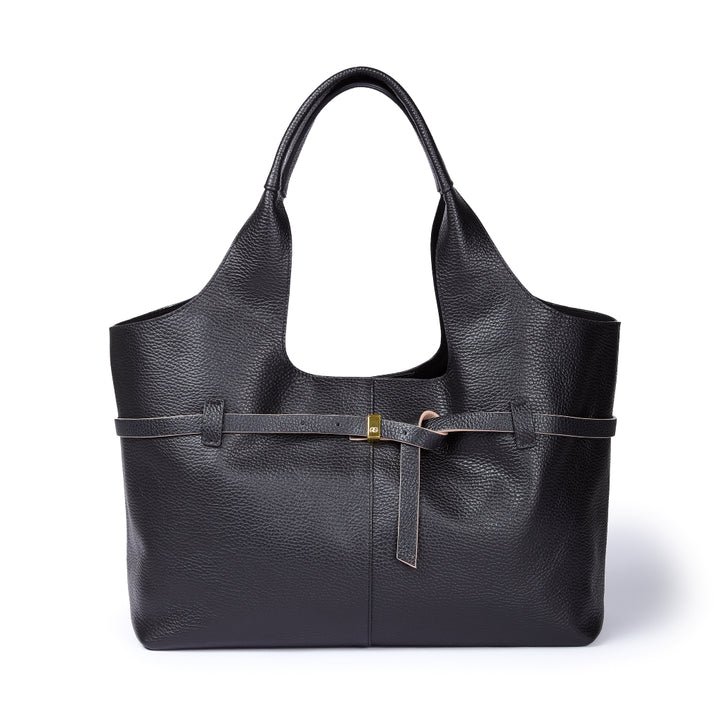 Grace Tote – Shopping Bag in Pelle Martellata con Organizzatore Interno Removibile