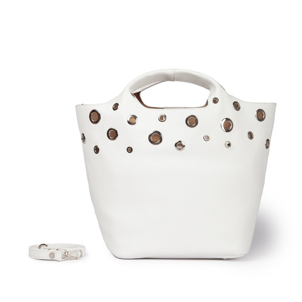 Belinda medium borsa a mano in pelle con tracolla staccabile