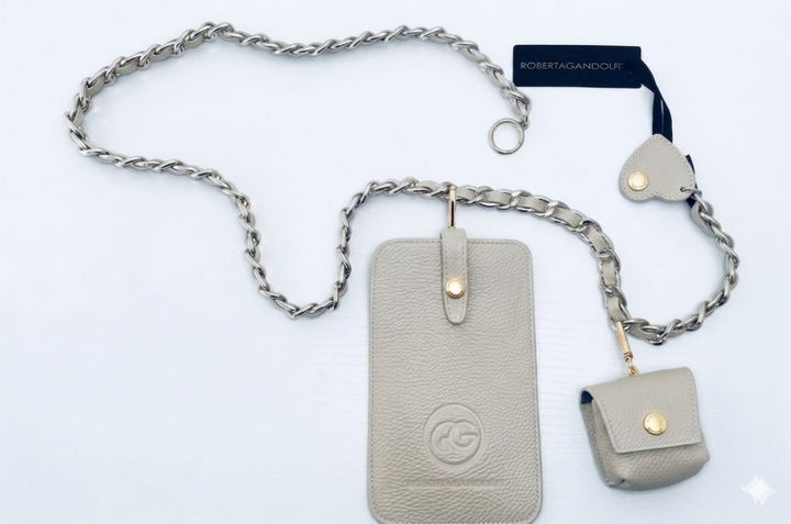 Cross Belt – Cintura e Crossbody in Pelle con Porta Telefono e Porta AirPods