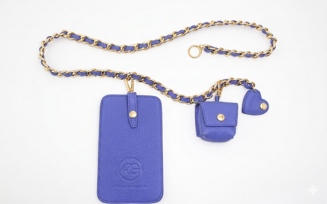 Cross Belt – Cintura e Crossbody in Pelle con Porta Telefono e Porta AirPods