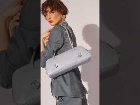 Grace Tejus – Borsa Allungata in Pelle Stampa Lucertolino Burro